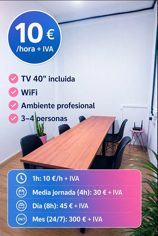 promo salita privada para 4 personas.